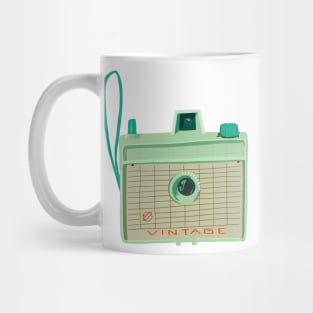 Mint Vintage Camera Mug